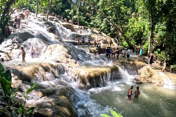 Exclusive Dunns River Falls And Blue Hole Excursion + Shopping