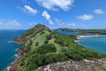 Pigeon island beach break and Fort Rodney hike with lunch.
