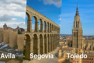 Toledo, Ávila & Segovia: Private Full-Day Tour from Madrid 