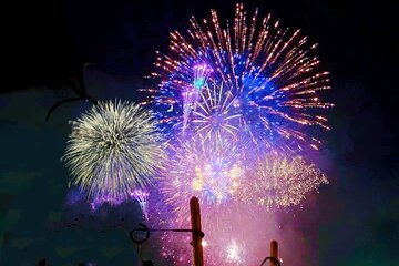 Tokyo Koto Fireworks Festival Cruise &Dinner &Performance &Drinks