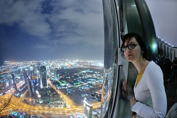 Discover Dubai by Night Tour with Burj Khalifa At The Top Option