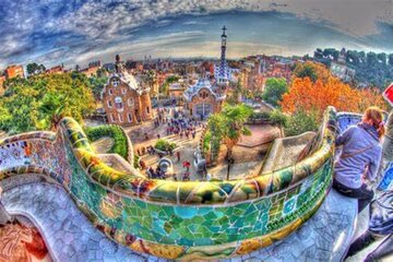 Park Guell Offical Entry Ticket with Guided Tour