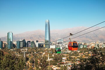 Santiago Skyline San Cristobal and Cable Car Private Adventure