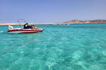 Hurghada Speed Boat Tour Swim with Dolphins, Visit Giftun Island