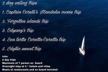 2 Days Themed Trips in Ionian Sea 