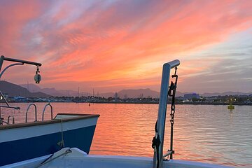 Boat Tour at Sunset in the Bay of Alcudia Mallorca