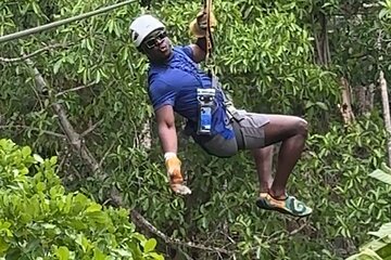Ziplining and Dunn's River falls Combo from Montego Bay.