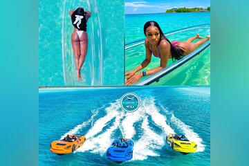 Jet Car and Clear Kayak Photoshoot Combo Experience