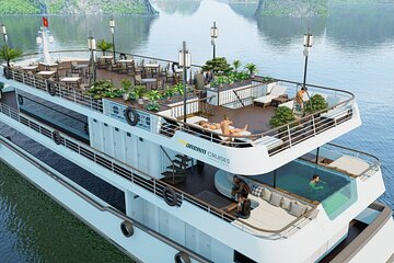 Ha Long Bay Day Cruise- Kayaking & Jacuzzi Pool & Lunch