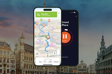 Brussels Audio guided walking tour 2h30 and 25 audios
