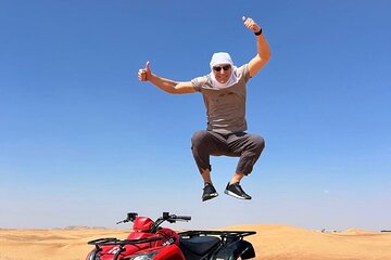 Dubai Desert All Inclusive Experience ATV Camel Ride and BBQ
