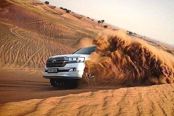 Premium Desert Safari with Sandboarding&Camel Ride&live BBQ Diner