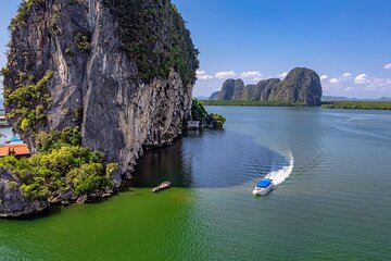 Swift Power Catamaran Glide to James Bond's Secret Island