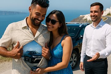 Santorini Taxi & Private Transfers – 24/7 Island-Wide Comfort