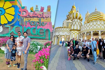 Dubai Miracle Garden & Global Village Tour with Ticket & Transfer