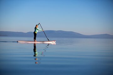 Paddleboarding in Lake Tahoe