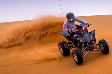 Evening Desert Safari with ATV Quad Bike Dune Bashing BBQ Dinner