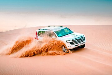 Abu Dhabi Morning Desert Safari: 4x4 Dune Bashing, Camel Ride and Sandboarding