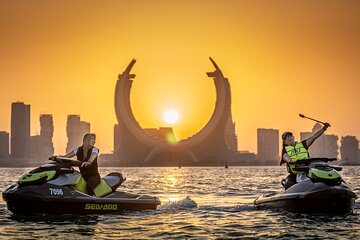 Doha Self Ride Jet Ski Experience with pickup and drop off