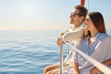 Barcelona Small Group Luxury Catamaran Cruise with Tapa and Drink