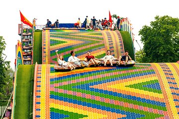 Colorful Rainbow Slide Experience