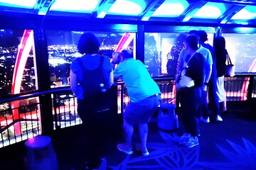 Kyoto: Station and Tower Night Tour with Light Show
