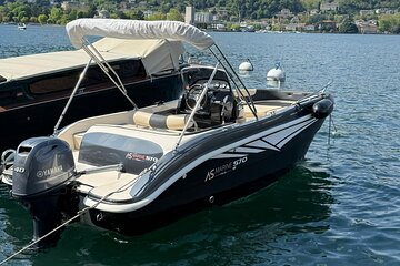 Boat for hire without driver Lake Como