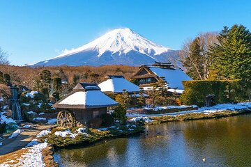 Mt Fuji Tour to Oshino, Kawaguchiko Cable Car & Matcha Experience