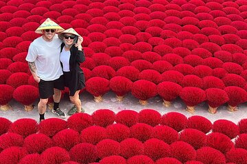 From Hanoi: Private Day Trip to Incense Village, Hoa Lu & Tam Coc