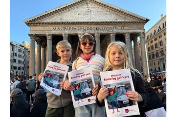Family Friendly Private Golf Cart Tour of Rome