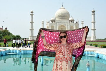Taj Mahal Agra Fort Fatehpur Sikri Private Trip by Car from Delhi