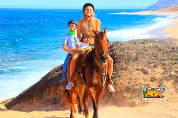Horseback Riding Beach and Desert in Cabo by Cactus Tours Park