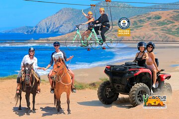 Beach ATV Adventure + Free Horseback Ride + Sky Bike Experience