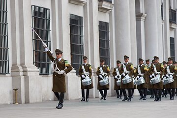 Changing of Guard La Moneda and Downtown Santiago Tour