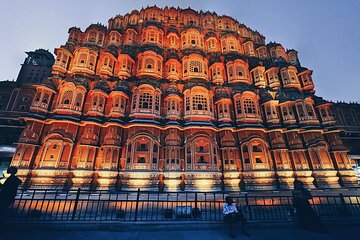 Jaipur Night Tour with Scenic Sunset at Monkey Temple