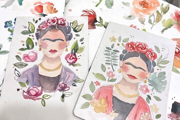 Frida Kahlo Painting Workshop in Coyoacán