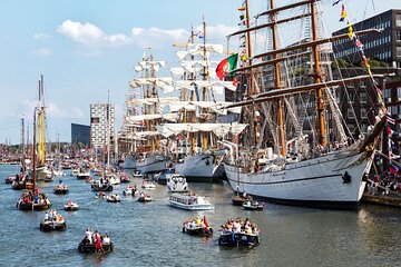 Amsterdam Sail 2025 with The Bulldog Boat Smoke (420) cruise