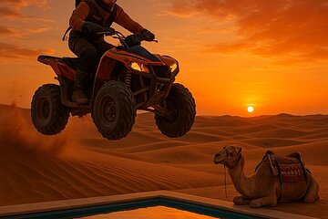 Marrakech: Quads & Camels On Sunset and Dinner Show under Stars 