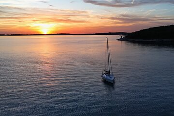 Pula Sunset Cruise: Brijuni Views, Drinks, Romance (Max 6 Guests)