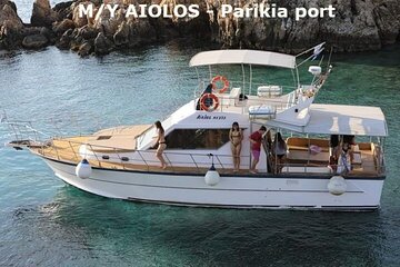 Motor Yacht Sea Tour Antiparos and Despotico from Parikia/Paros
