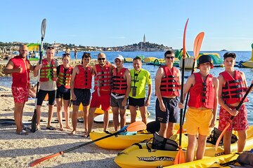 Rovinj-Amazing kayak tour,explore the island & snorkeling