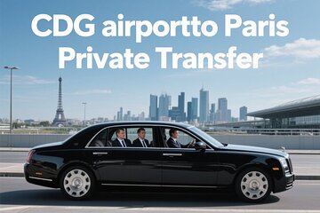 Paris: Private One-way Airport Transfer to/from CDG Airport 