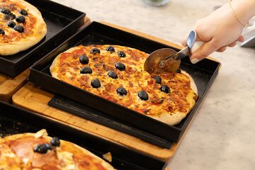 Make Italian Pizza and Tiramisu Dessert