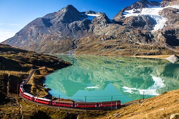 Small-Group Bernina Scenic Train Unesco ride on the Swiss Alps