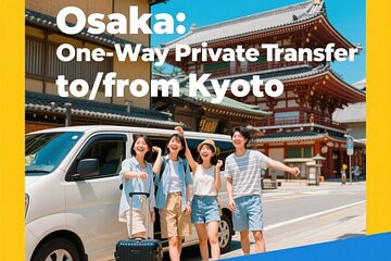 Osaka: One-Way Private Transfer to/from Kyoto