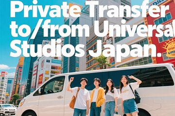 Osaka: Private Transfer to/from Universal Studios Japan