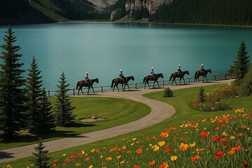 Moraine Lake, Lake Louise, Emerald Lake Natural Bridge and Canyon
