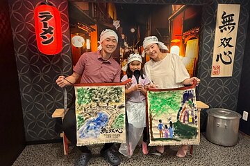 Ramen Bowl Painting & Cooking in Gion, Kyoto
