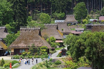 From Osaka: Katsuoji Temple, Miyama Kayabuki No Sato & Arashiyama