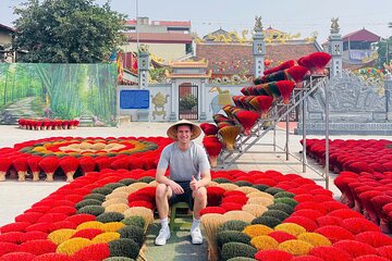 Quang Phu Cau Incense Village to Ninh Binh Private Tour